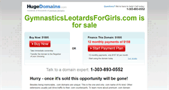 Desktop Screenshot of gymnasticsleotardsforgirls.com